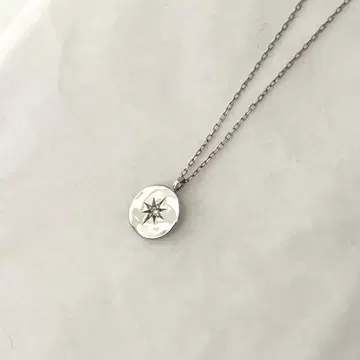 [체인 탈부착 불가] 플라티나 목걸이 플라티나 900 싱글 볼 다이아몬드