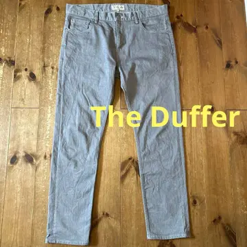 The Duffer 데님 팬츠 XL 그레이 남성용