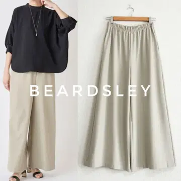 택 포함 새상품 BEARDSLEY 릴랙스 배기 팬츠 그레이 01