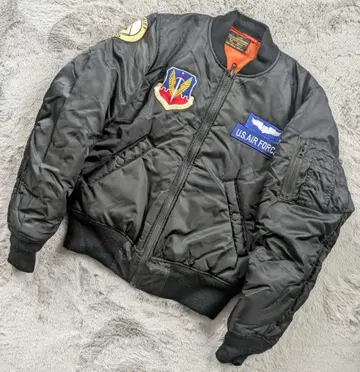 MA-1 플라이트 자켓 U.S. AIR FORCE 블랙 당일 발송