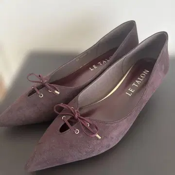 르 탈론 레이스업 펌프스 24.5cm 힐 3cm