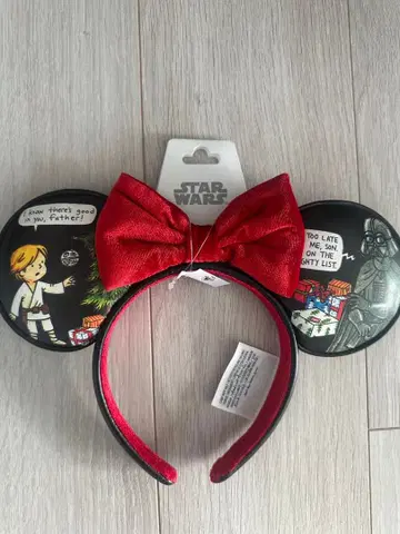 디즈니 머리띠 스타 워즈 크리스마스 한정판 미키마우스 새상품