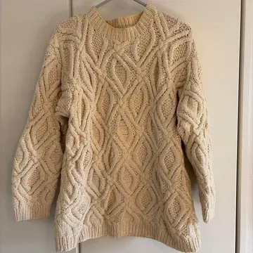 에디 바우어 90s USA제 케이블 니트