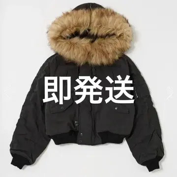 이번 시즌 신상 새상품 MOUSSY SHORT N2B 아우터 블랙