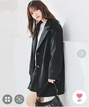 허니즈 테일러드 코트 L