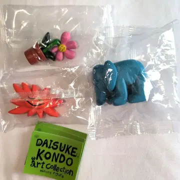 DAISUKE KONDO 아트 컬렉션 피규어 꽃 코끼리 태양