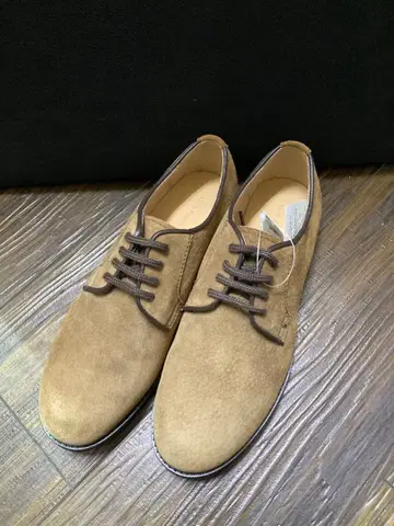 허시파피 브라운 스웨이드 레이스업 23cm