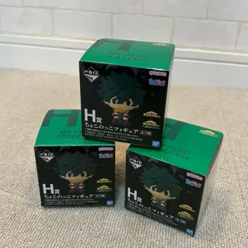 나의 히어로 아카데미아 쵸코놋코 피규어 제일복권 3개 세트