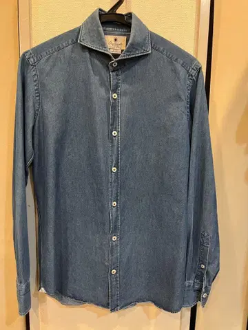 GIANNETO 샴브레이 셔츠 S