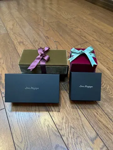 본 매직 Bon Magique 주얼리 빈 박스 2개 (케이스만)