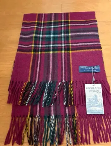 Highland Tweeds 체크 무늬 스톨