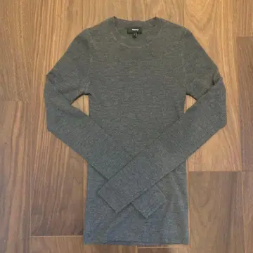 Theory 띠어리 그레이 긴팔 스웨터 S