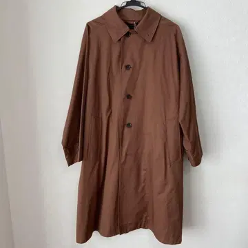 [미사용 새상품] 유니클로U 스텐카라 코트 브라운 M