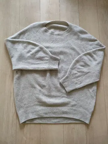 이에나 IENA 울 니트 캐시미어 실크 혼방 프리 사이즈 베이지