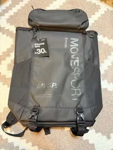 MOVESPORT 스퀘어 백 30L 블랙 DMAXJA30