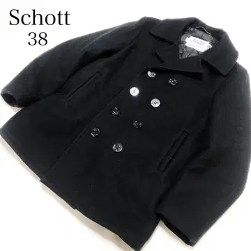 Schott 샷 U.S.740N P코트 38 블랙 USA제
