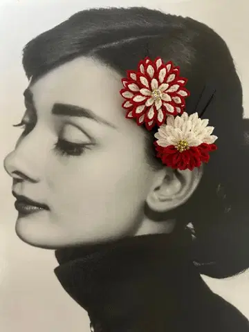 쓰미에세이 머리 장식 기모노 사전 촬영 성인식