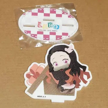 귀멸의 칼날 콜라보 카페혼포 LABO 아크릴 스탠드 카마도 네즈코