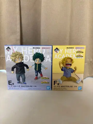 나의 히어로 아카데미아 제일복권 E상 이즈쿠&카츠키 F상 토시노리 피규어