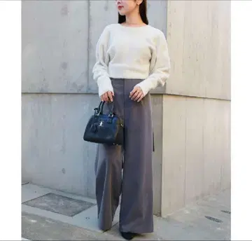 chico 라메 샤기 돌먼 니트