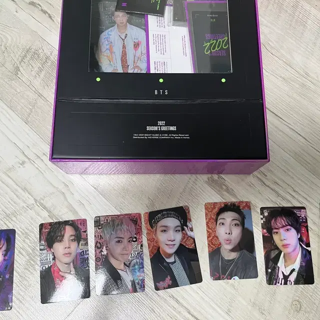 방탄소년단 2022 시즌그리팅 포카