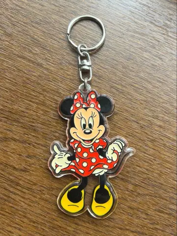 디즈니 레어 레트로 미니 아크릴 키링 키체인