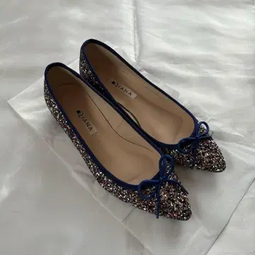 DIANA 글리터 펌프스 플랫슈즈 22.5cm