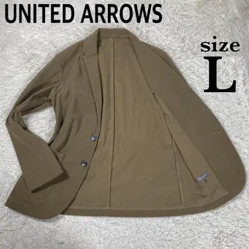유나이티드 애로우즈 코듀로이 브라운 베이지 사이즈 L