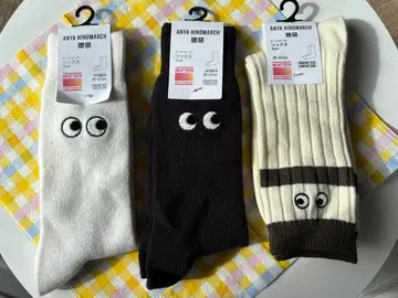 UNIQLO 유니클로 양말 안야 힌드마치 미사용 택 포함