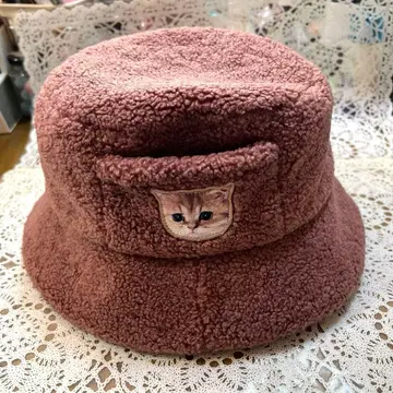 [ 미사용 새상품 ] PAUL&JOE 폴앤조 고양이 보아 버킷햇