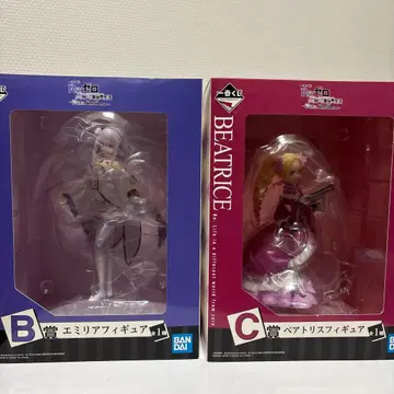 제일복권 B상 에밀리아 피규어, C상 베아트리스 피규어