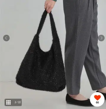 [ 새상품 ] 라메 토트백 블랙