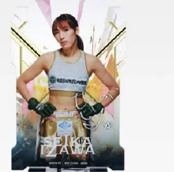 RIZIN 제일복권 이자와 세이카 아크릴 스탠드, 타월 세트