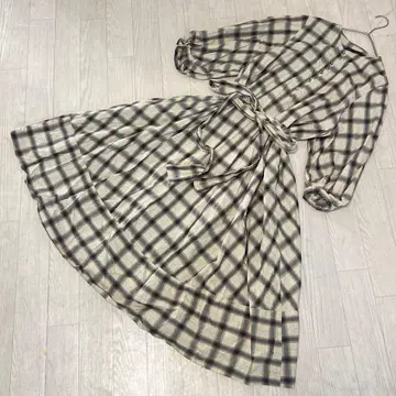 ZARA ZW COLLECTION 체크 원피스 A라인 [ M ]