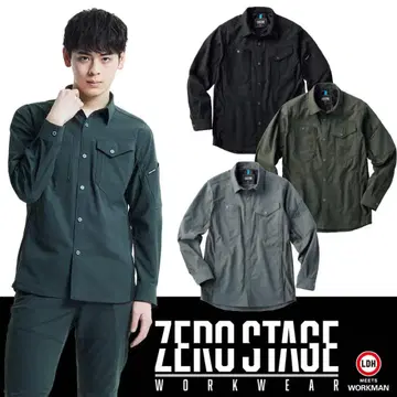 ZERO STAGE 긴팔 셔츠 LL 스모크 그레이