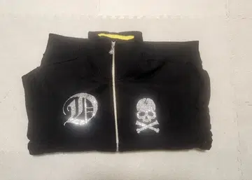 DANCE WITH DRAGON 니트 블루종 스컬 Size 4