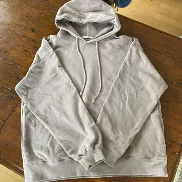 WYM 그레이 후드 부착 후드티 M 사이즈