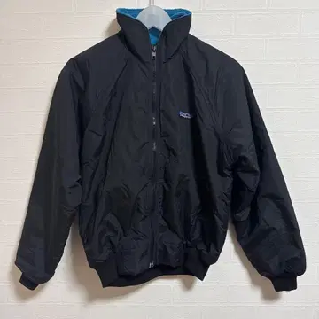 80s USA제 파타고니아 쉘드 신틸라 나일론 자켓 블랙