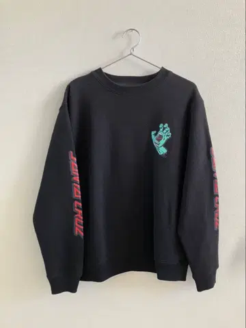 SANTA CRUZ 블랙 맨투맨 M 사이즈