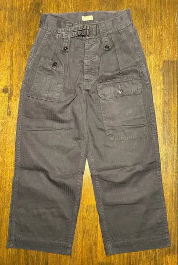 WAREHOUSE 웨어하우스 밀리터리 팬츠 31 그루카 팬츠 헤링본