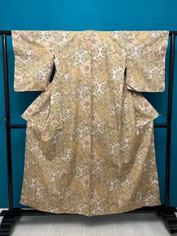 여성용 기모노 49 꽃무늬 코몬 빈티지 앤티크 원단 애호가에게