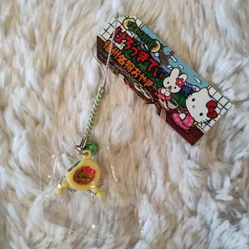 지역 한정 키티 신슈 한정 신슈 명물 오야키 끈 스트랩 레어 2007