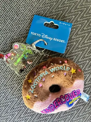 디즈니 리조트 주토피아 도넛 키체인