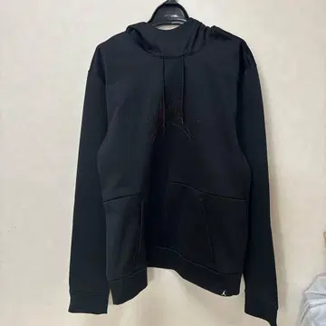 Jordan 블랙 후드티 후드 부착