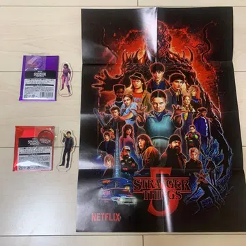 STRANGER THINGS 포스터 아크릴 스탠드