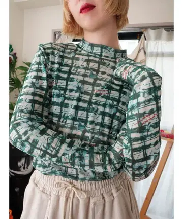 PAMEO POSE 시스루 상의