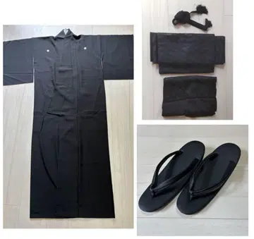 [ SALE ] 상복 기모노 일본 의류 상복 블랙 상복 조리