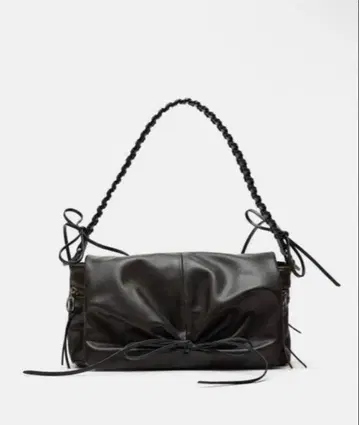 ZARA 데미지드 숄더백 카토 시호 애용 카토시