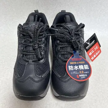 [ 새상품 ] DUNLOP 던롭 방수 스니커즈 블랙 23.5 3E