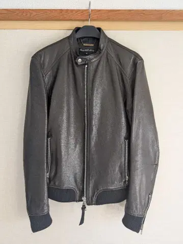 [ 새상품급 ] 그린 라벨 릴랙싱 가죽 자켓 싱글 라이더